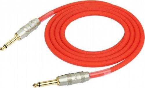 Im-201Prg-3 Metre Slikon Profesyonel Seri Enstrüman Kablosu-Kırmızı