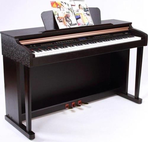 Dk-480 Model 192 Polofony Kahve Renk Tabureli Yeni Model Dijital Piyano
