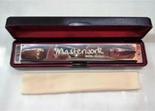 Model Metal Kutulu 24 Delik Chromatic Ağız Mızıkası
