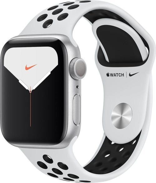Watch Nike Series 5 Gps 40 Mm Gümüş Rengi Alüminyum Kasa Ve Nike Spor Kordon