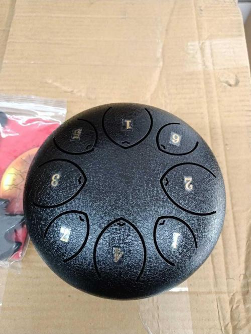 Steel Tongue Drum Mini Boy 6 Inç 8 Notalı Çantalı Ful Set