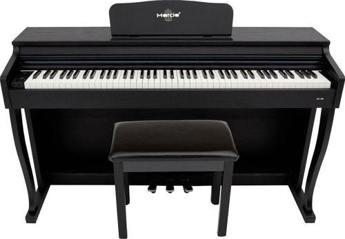 Marcia Mk-880Bk Beyaz Ve Siyah 2 Renk 88 Hammer Action Tuşlu Dijital Piano-Tabure Hediyeli