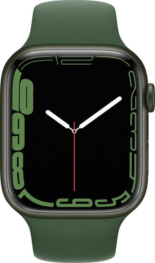 Watch Seri 7 45Mm Gps Yeşil Alüminyum Kasa Ve Clover Spor Kordon - Mkn73Tu/A