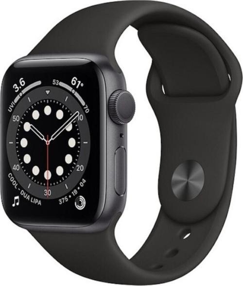 Watch Series 6 Gps 44 Mm Uzay Grisi Alüminyum Kasa Ve Siyah Spor Kordon