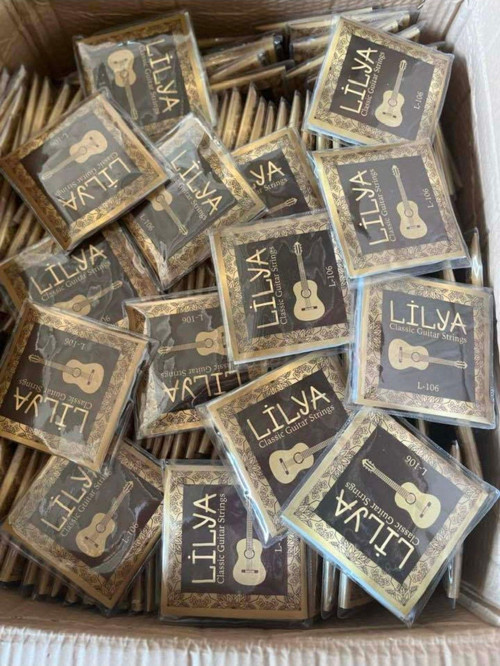 10 Paket Ithal Kaliteli Bronz Sargılı Klasik Gitar Tel Seti-10 Paket Birden