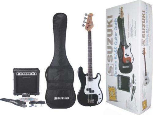 Spb-1 Model 4 Telli Siyah Renk Ful Bas Gitar Seti-Ful Set