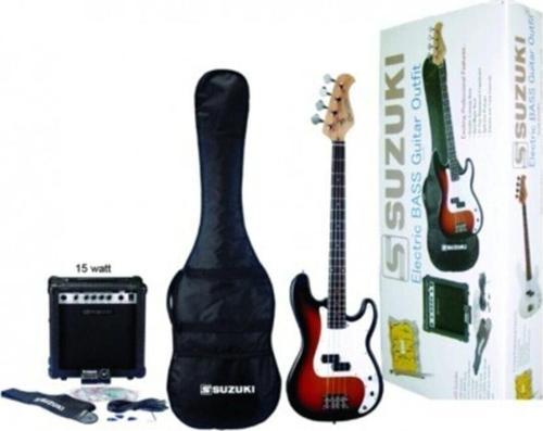 Spb-1Rd Kırmızı Renk 4 Telli Ful Bas Gitar Seti-Ful Set