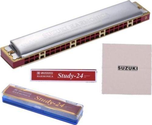 Study-24 24 Delikli Mızıka C Tuş + Yanında Temizlik Bezi