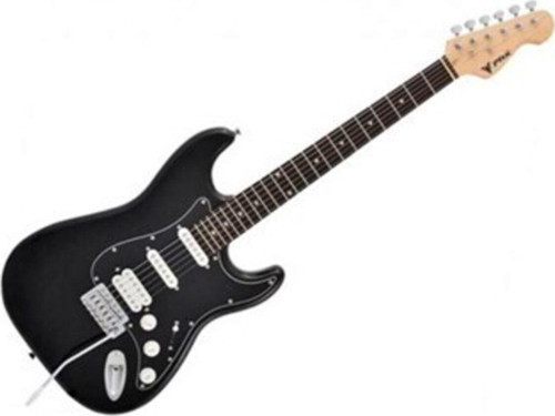 Stratocaster Kasa Hss Manyetik Elektro Gitar-Siyah Renk
