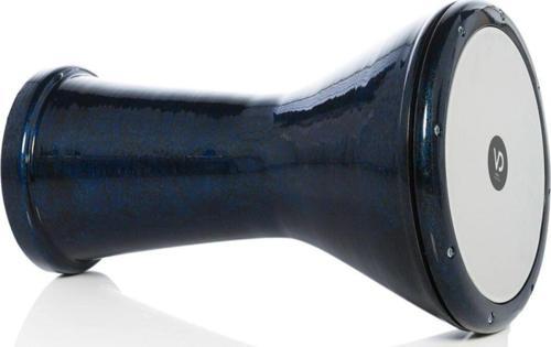 151 Mavi Renk Kırçıllı Boya Döküm Bas Darbuka-Kılıf Hediyeli