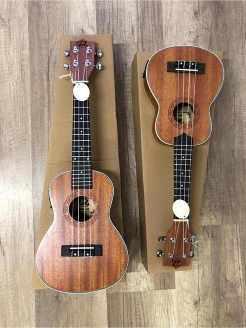 Model Soprano Boy Maun Ağacı Elektro Ukulele Kılıf Pk-21Eq