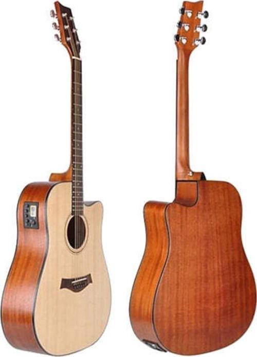Winz Af485Ce Model Jumbo Kasa Maun Ağacı Elektro Akustik Gitar