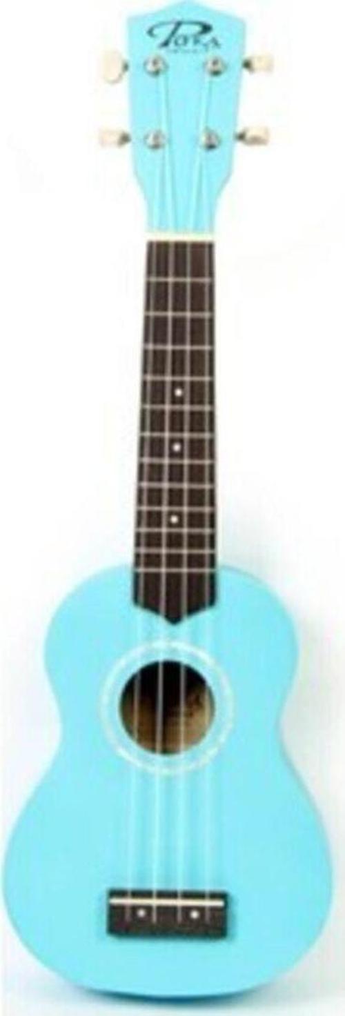 Pk-10Bl Soprano Boy Mavi Renk Gül Klavye Ve Eşik Ukulele Kılıf Pena Hediyeli