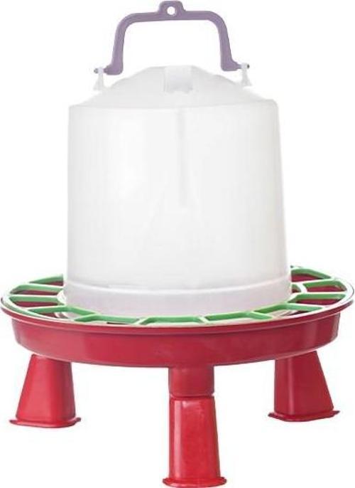 Plastik Şeffaf Tavuk Yemliği 4 Kg Ayaklı