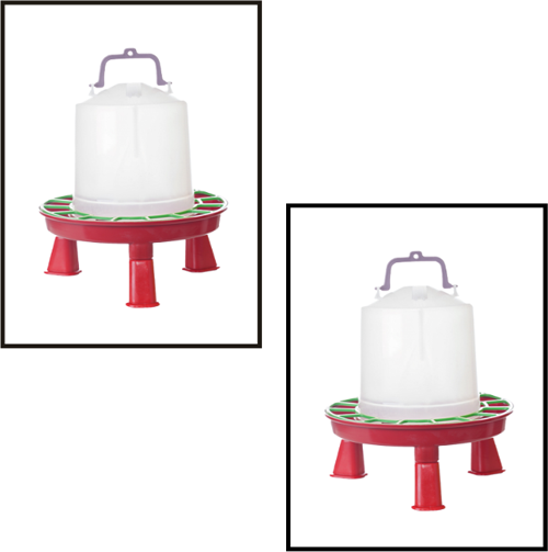 Ayaklı Tavuk Yemliği 4 Kg+Suluğu 4 Lt