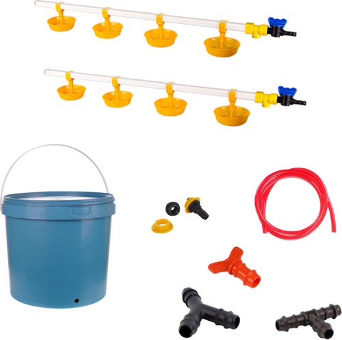 Nipel Hindi Suluğu 20 Lt Depolu Büyük Yaylı Çanaklı (Set/38)