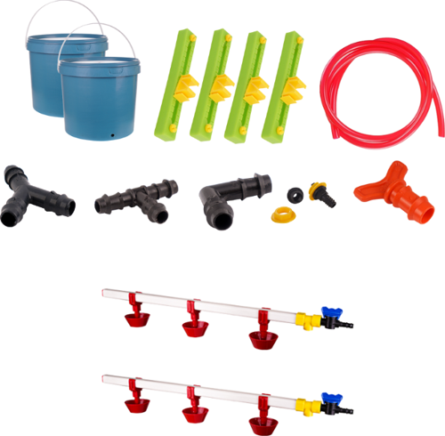 Nipel Suluk Seti Montaj Aparatlı 40 Lt Depolu (Set/50)