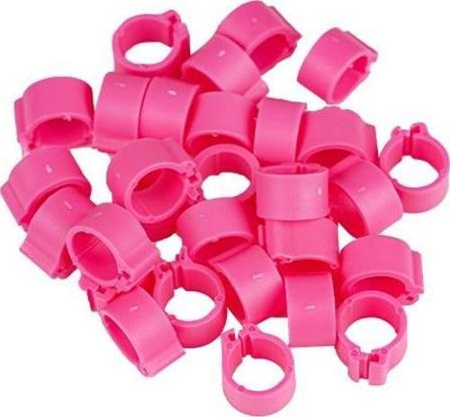 Civciv Bileziği 7,5 mm 50 Lik Pk. Pembe