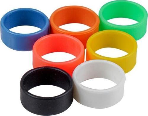 Tavuk Halkası-Künyesi 18 mm 30 Lu Pk.KARIŞIK RENK