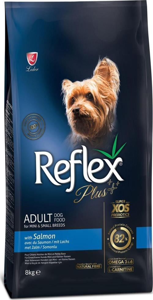 Plus Mini & Small Breed Küçük Irk Somonlu Yetişkin Köpek Maması 8 Kg
