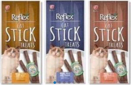 Stick Kedi Ödül Maması 3 Farklı Lezzet Kedi Ödül Çubuğu - Somon - Tavşan Ve Biftekli