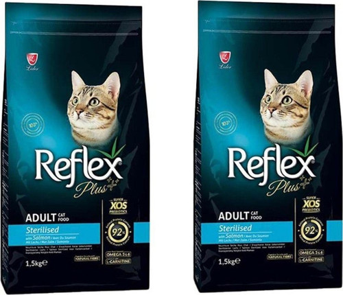 Somonlu Kısırlaştırılmış Kuru Kedi Maması 1,5 Kg X 2 Adet (3Kg)