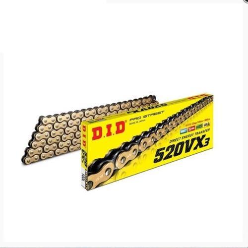 Dıd 520vx3 (gold)-116 Gb-100ft Zj/116 X-ring Zincir Ktm Dke 790 2018-2020 Suzukı Gsx-r 250 2017-2020