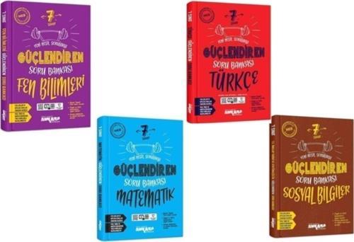 7. Sınıf Güçlendiren Soru Bankası Türkçe-Matematik-Fen Bilimleri-Sosyal Bilgiler Set