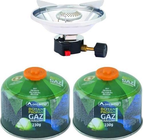 Çakmaklı Siboplu Kartuş Ocak CK-193+2 Adet 230 gr Tüp KTS-230 ORC-005-A2