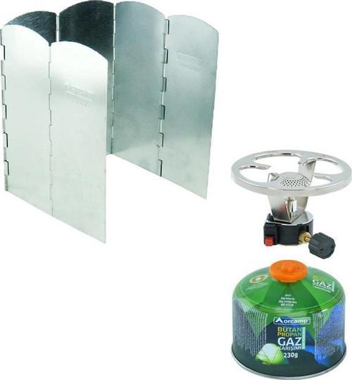 Çakmaklı Siboplu Kartuş Ocak+230 gr Tüp+Rüzgarlık ORC-003-C1