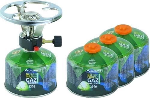 Çakmaklı Siboplu Kartuş Ocak+Tüp CK-192-230+3 Adet 230 gr Tüp ORC-004-A3