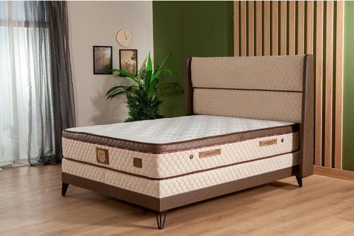 Süper Çift Kişilik Yatak Seti 150X200 / Ortopedik Yatak - Baza - Başlık