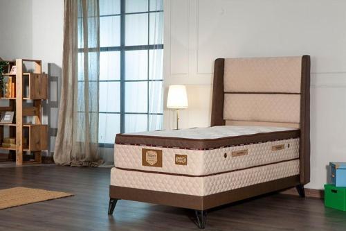 Süper Tek Kişilik Yatak Seti 90X190 / Ortopedik Yatak - Baza - Başlık
