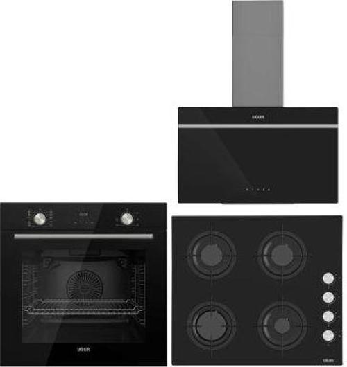SİYAH ANKASTRE(UAD 6011 SA3DHD + UAF 6011D SCPET + UAO 6040W0 SCY)