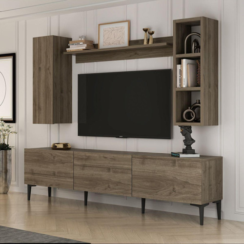 Design Daffy 180 Cm Raflı Dolaplı Tv Ünitesi