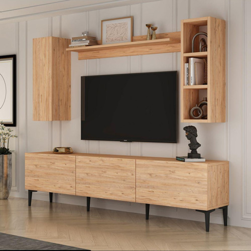 Design Daffy 180 Cm Raflı Dolaplı Tv Ünitesi