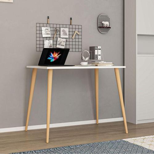 Design Doruk Çalışma Masası Ahşap Ayaklı