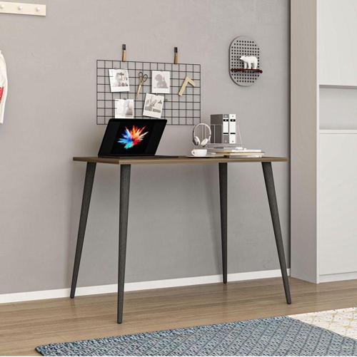 Design Doruk Çalışma Masası Ahşap Ayaklı