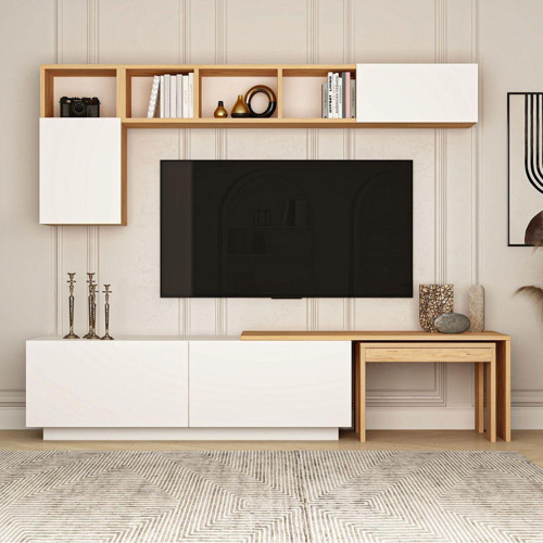Design Oslo Plus Tv Ünitesi 180 Cm Raflı