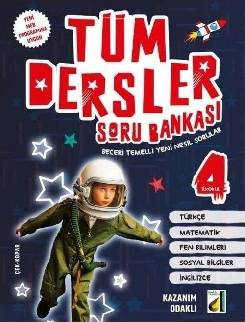 DAMLA YAYINLARI 4.SINIF TÜM DERSLER SORU BANKASI