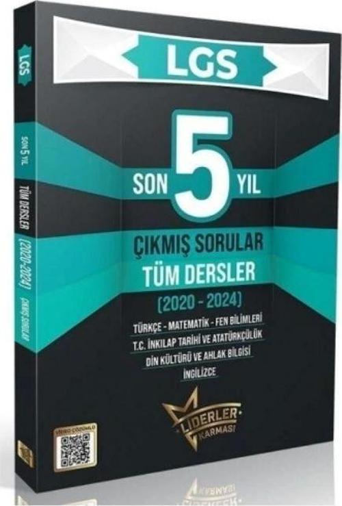 LİDERLER KARMASI LGS SON 5 YIL TÜM DERSLER ÇIKMIŞ SORULAR