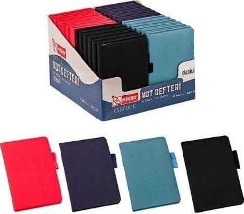 11x16 80 YAPRAK ÇİZGİLİ OFFİCE NOT DEFTERİ Ofc-01