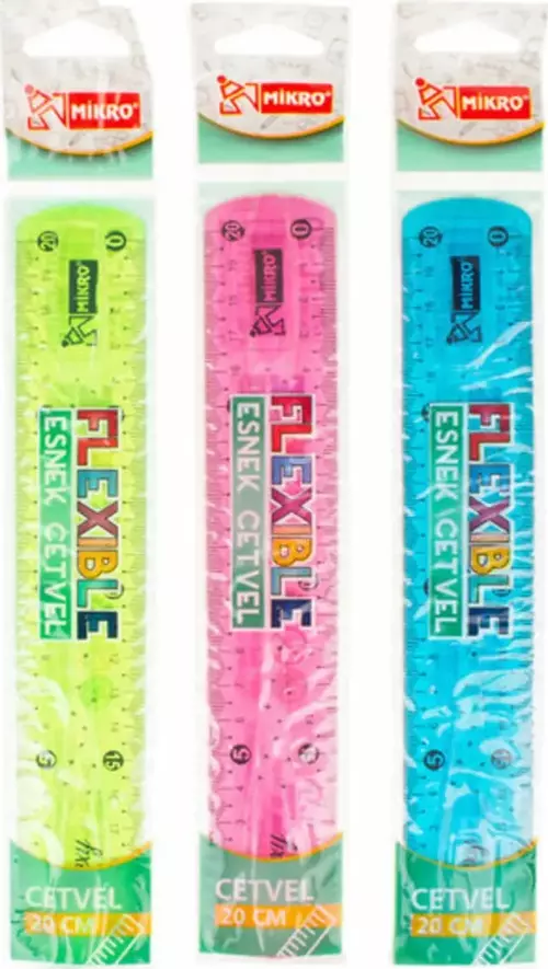 Flexıble Esnek Cetvel Kırılmaya Dayanaklı 30cm FL-30