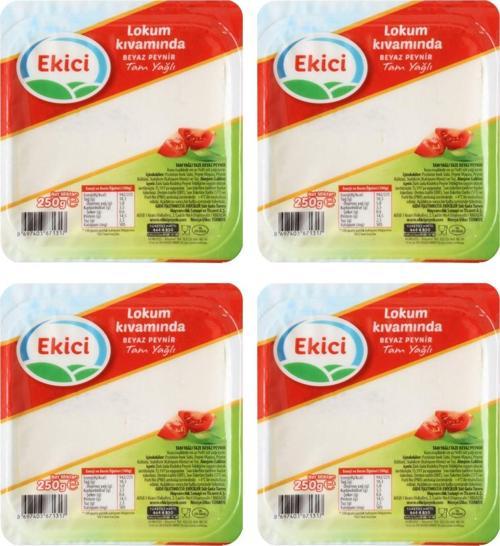 Beyaz Peynir 250 gr Lokum Kıvamında x 4 Adet