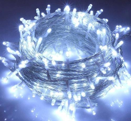 VIP KALİTE 50 METRE BEYAZ LED IŞIK BEYAZ İP LED IŞIK MODLU 220V BEYAZ YILBAŞI AĞACI IŞIĞI NOEL IŞIĞI