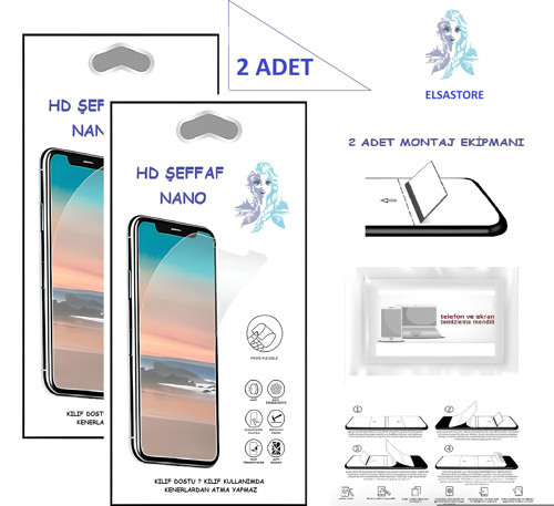 NOVA 9SE Nano Ekran Koruyucu 2 Adet Ultra İNCE Esnek Hd Şeffaf