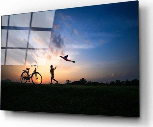 Gün Batımı Cam Tablo