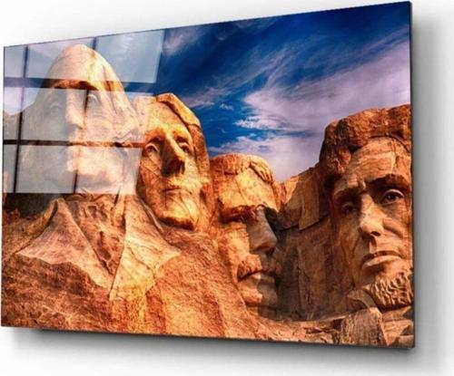 Rushmore Dağı Anıtı Cam Tablo