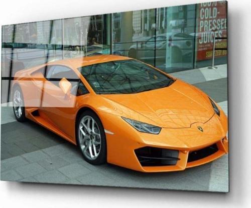 Spor Araba Cam Tablo