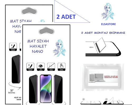Reeder P13 BLUE PLUS Nano Ekran Koruyucu 2 Adet Ultra İNCE Esnek MAT HAYALET